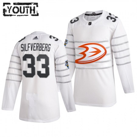 Anaheim Ducks Jakob Silfverberg 33 Wit Adidas 2020 NHL All-Star Authentic Shirt - Kinderen
